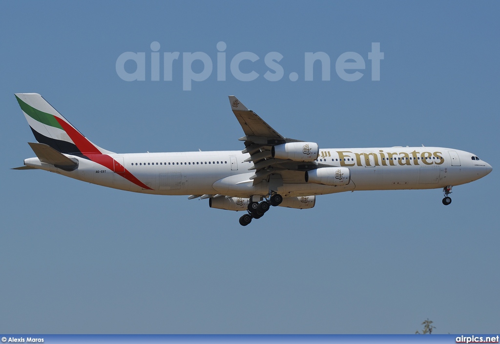 A6-ERT, Airbus A340-300, Emirates