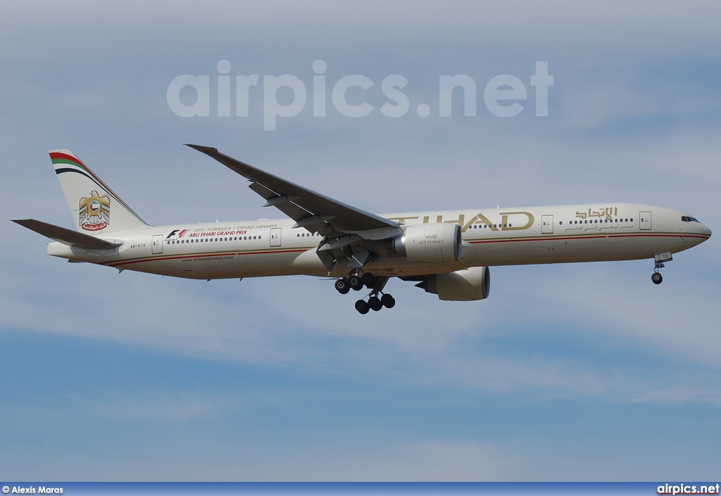 A6-ETD, Boeing 777-300ER, Etihad Airways