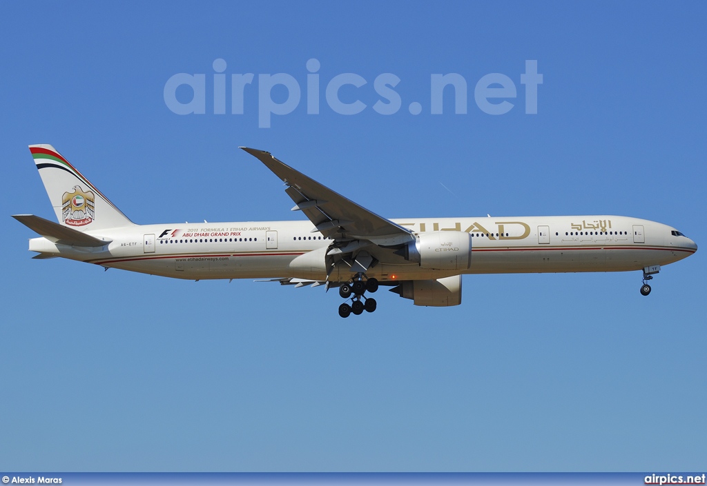 A6-ETF, Boeing 777-300ER, Etihad Airways