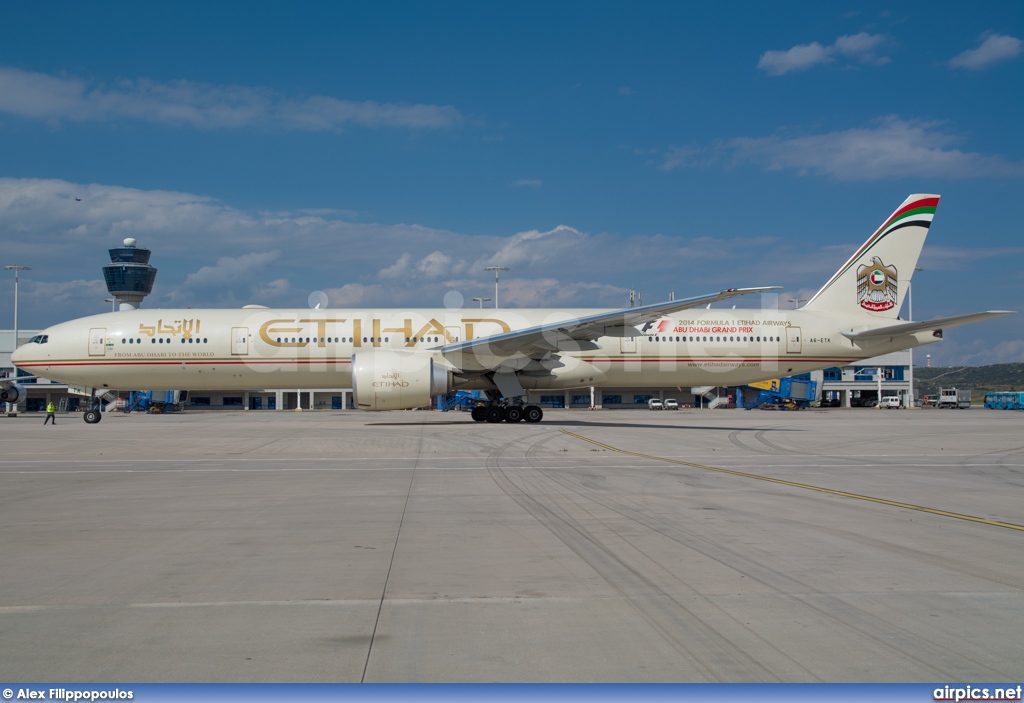 A6-ETK, Boeing 777-300ER, Etihad Airways