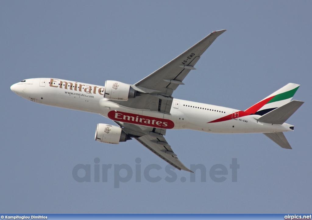 A6-EWD, Boeing 777-200LR, Emirates