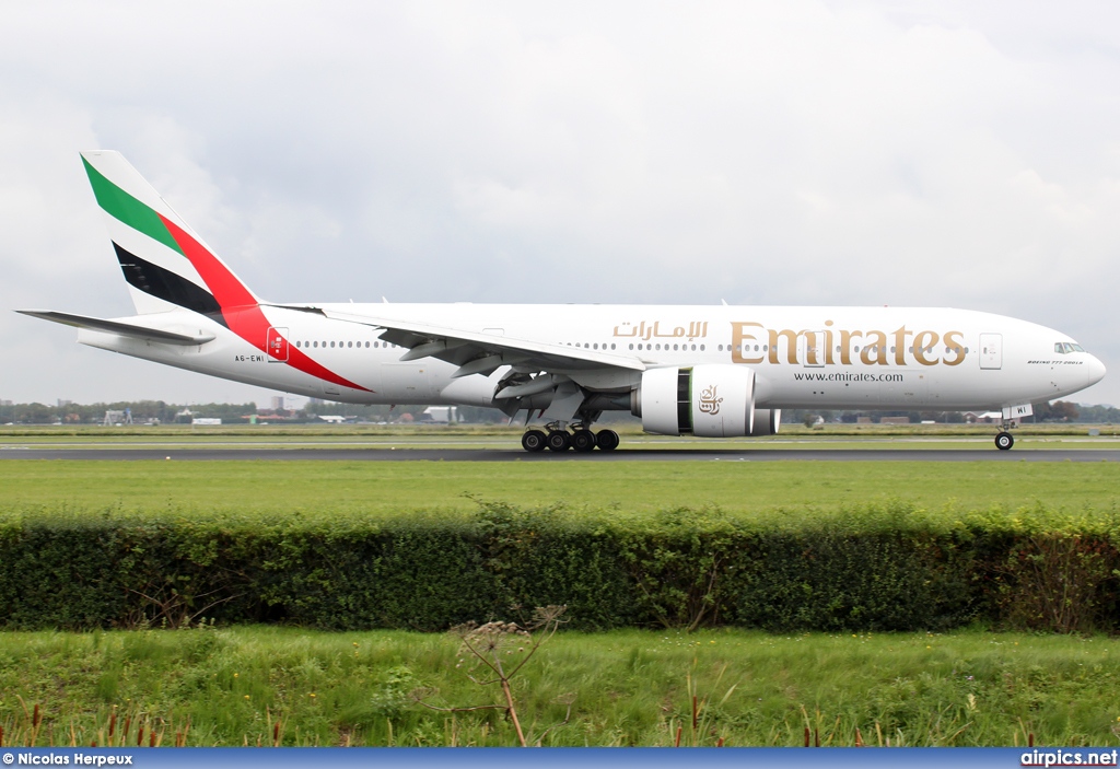 A6-EWI, Boeing 777-200LR, Emirates