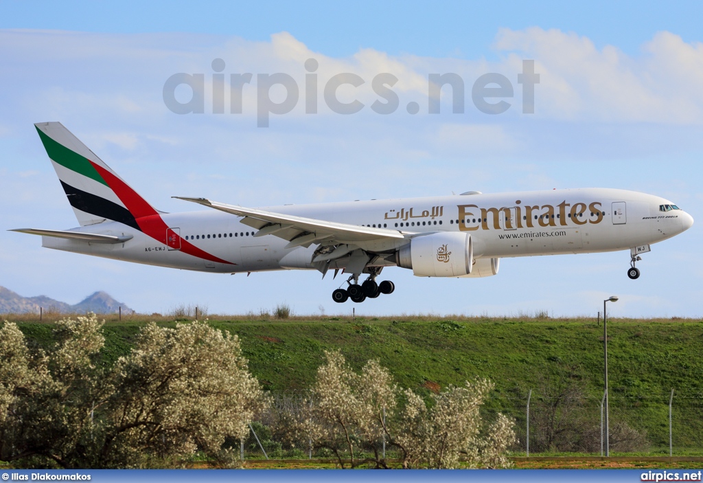 A6-EWJ, Boeing 777-200LR, Emirates