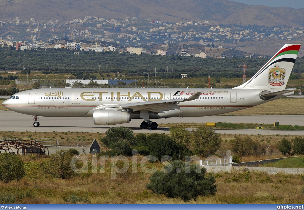 A6-EYD, Airbus A330-200, Etihad Airways