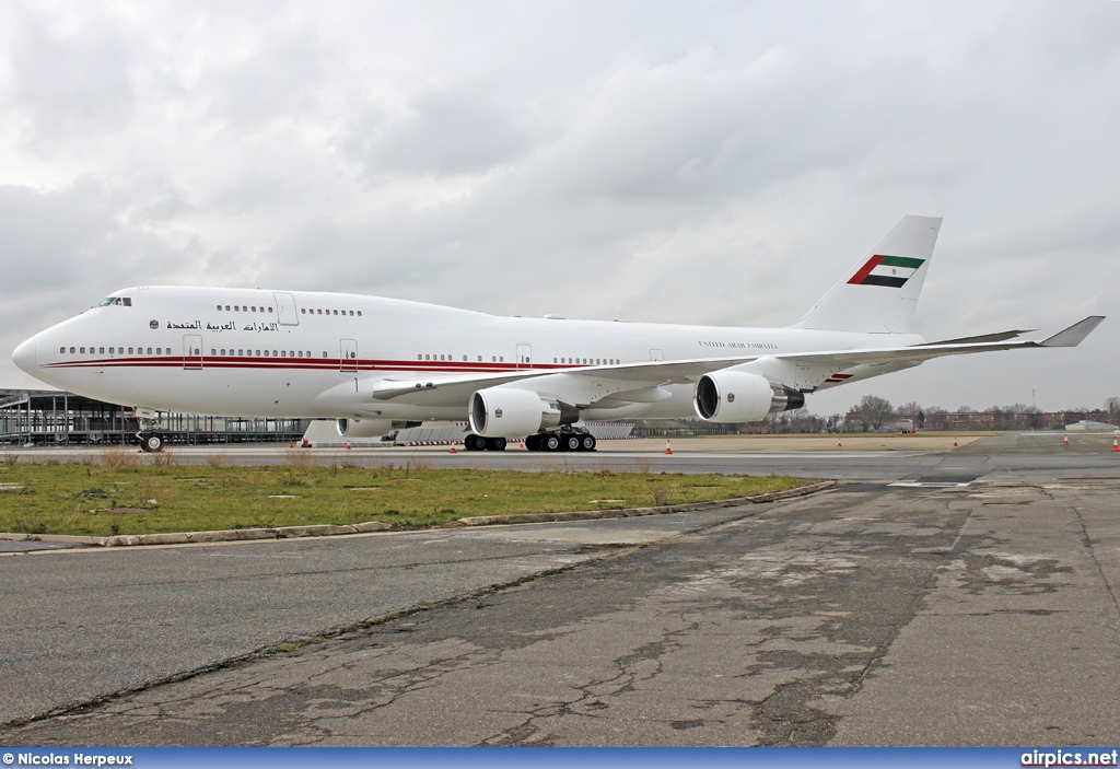 A6-HRM, Boeing 747-400, Dubai Air Wing - Royal Flight