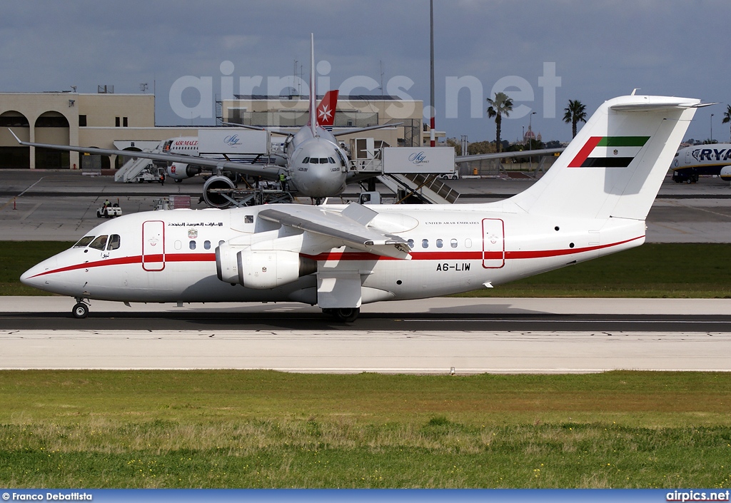 A6-LIW, British Aerospace Avro RJX, United Arab Emirates