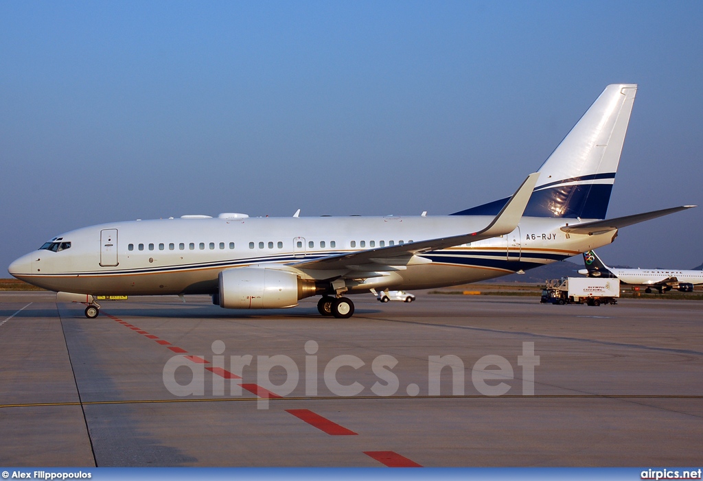 A6-RJY, Boeing 737-700/BBJ, Royal Jet