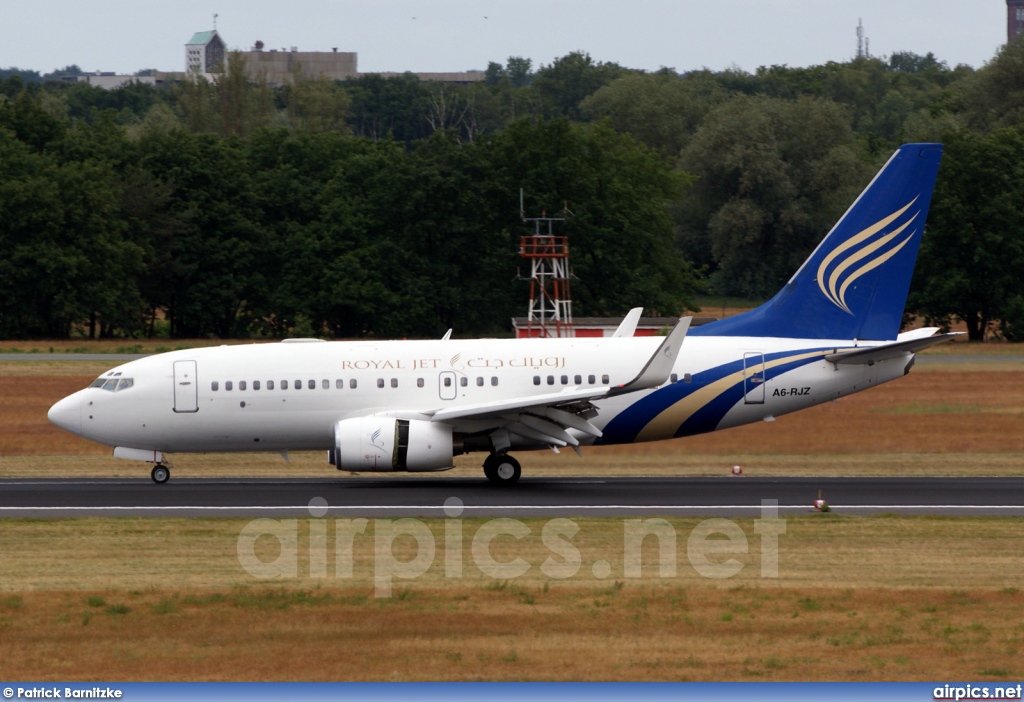 A6-RJZ, Boeing 737-700/BBJ, Royal Jet