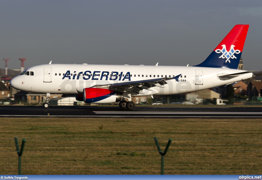 A6-SAA, Airbus A319-100, Air Serbia