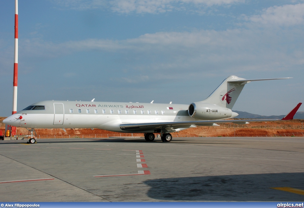 A7-AAM, Bombardier Global Express, Qatar Airways