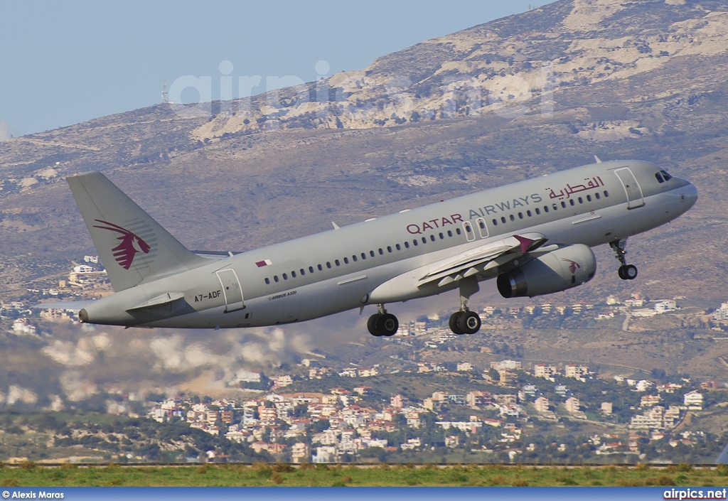 A7-ADF, Airbus A320-200, Qatar Airways