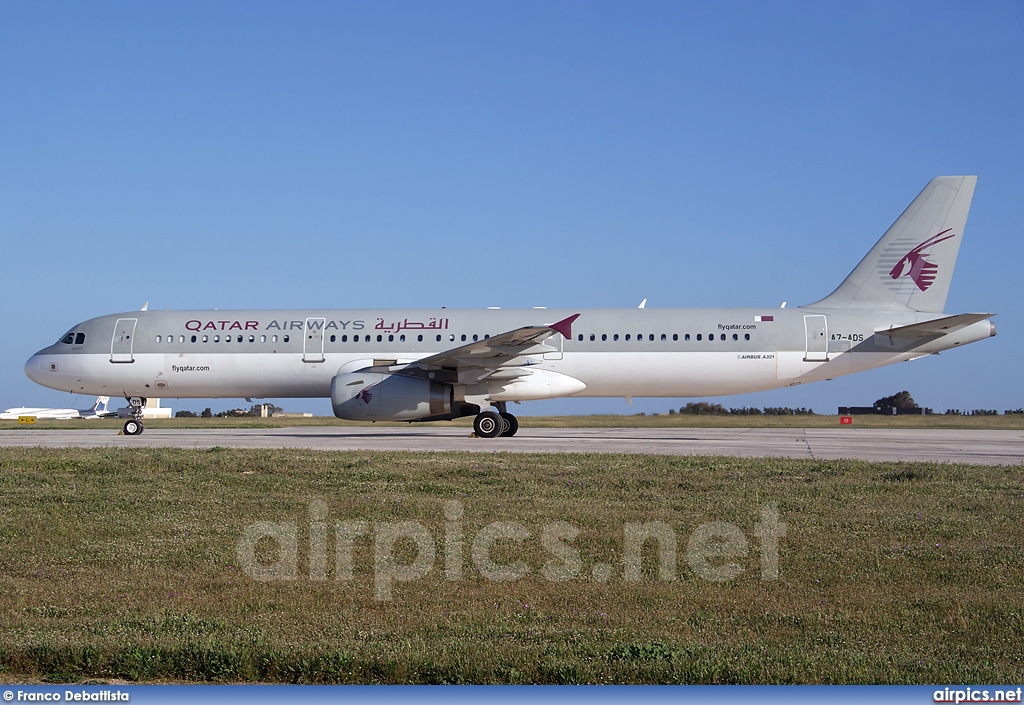 A7-ADS, Airbus A321-200, Qatar Airways