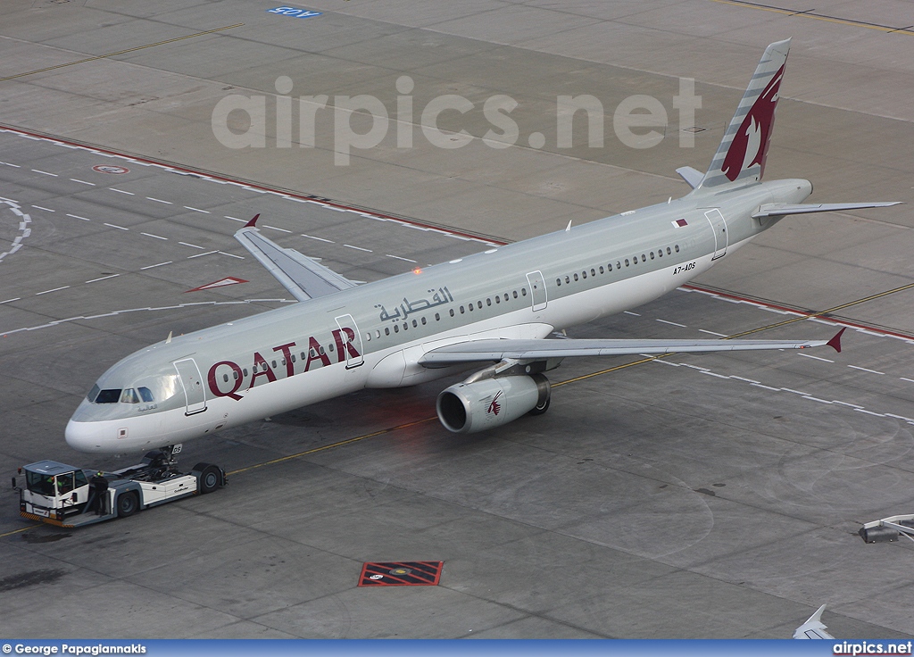 A7-ADS, Airbus A321-200, Qatar Airways
