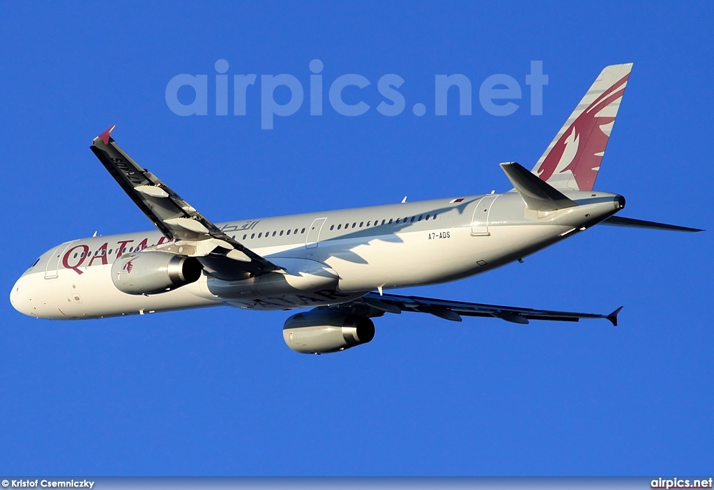 A7-ADS, Airbus A321-200, Qatar Airways