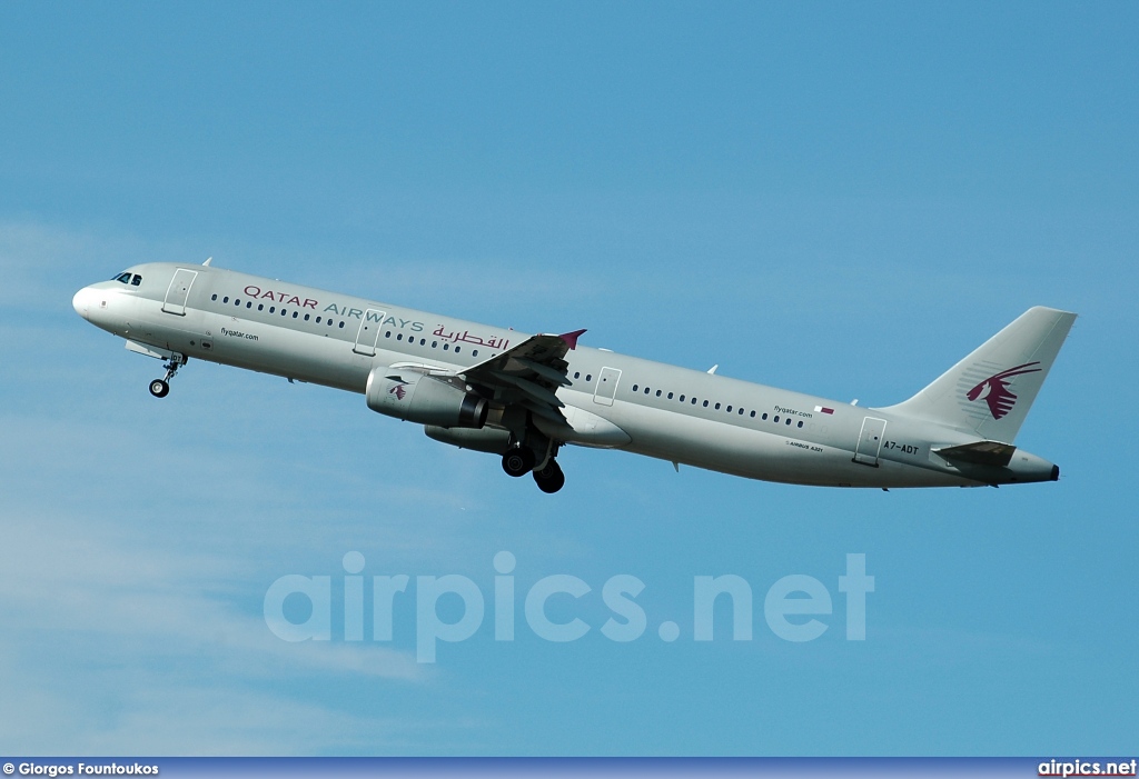 A7-ADT, Airbus A321-200, Qatar Airways