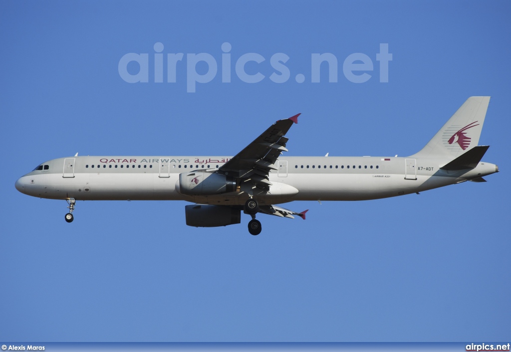 A7-ADT, Airbus A321-200, Qatar Airways