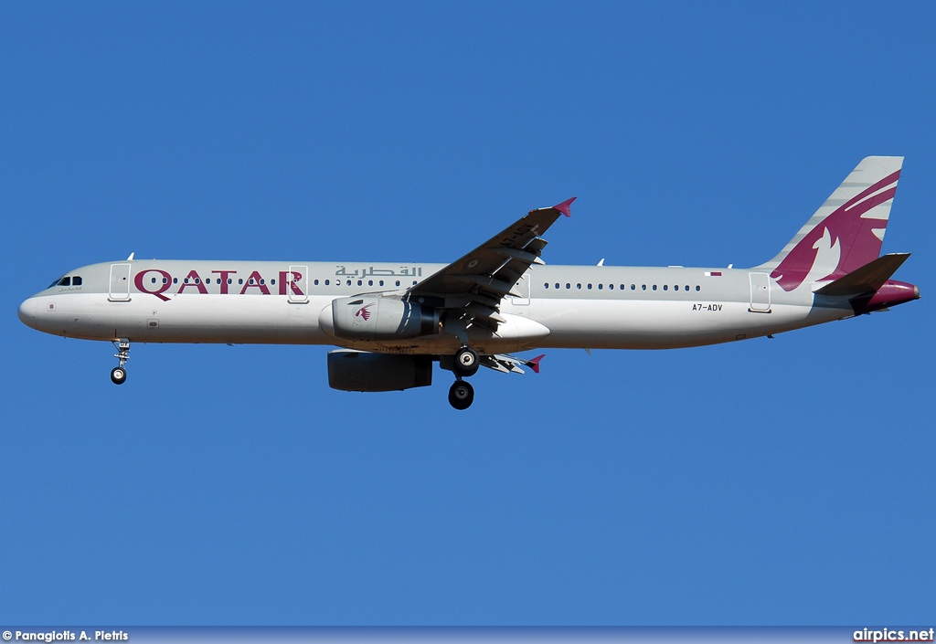 A7-ADV, Airbus A321-200, Qatar Airways