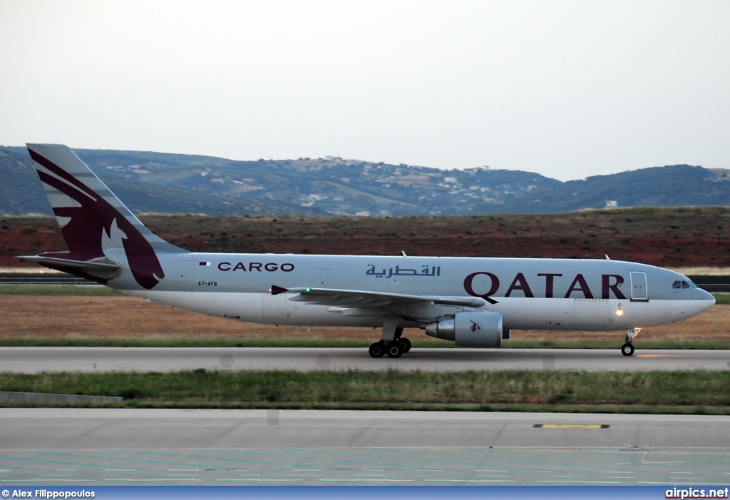 A7-AFB, Airbus A300B4-600RF, Qatar Airways Cargo