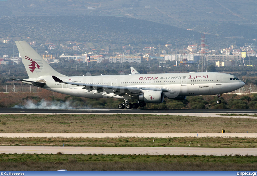 A7-AFO, Airbus A330-200, Qatar Airways