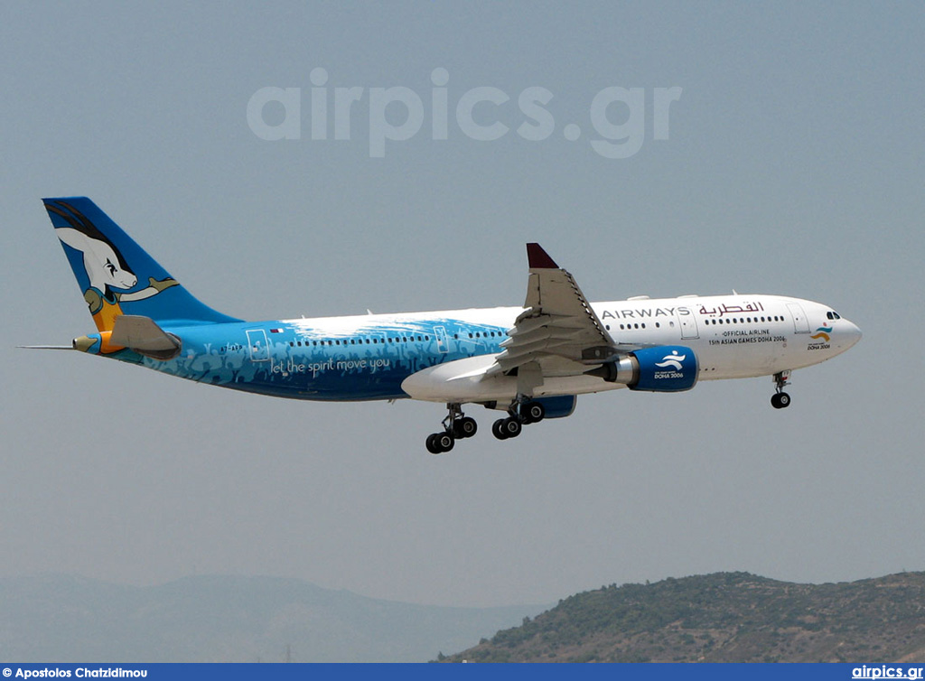 A7-AFP, Airbus A330-200, Qatar Airways