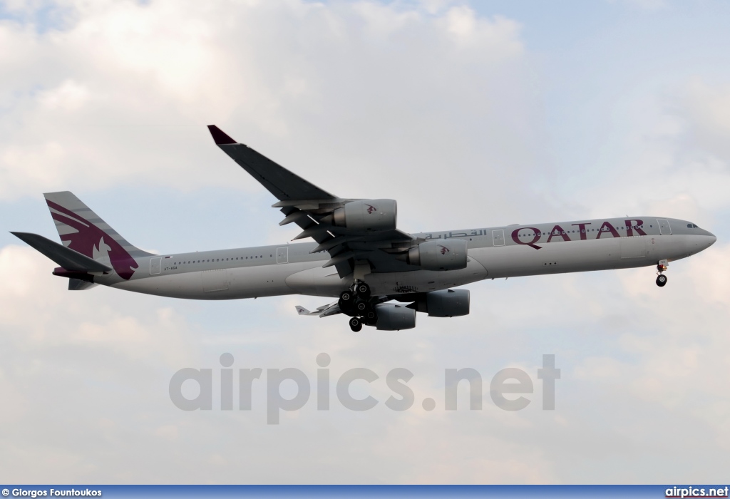 A7-AGA, Airbus A340-600, Qatar Airways