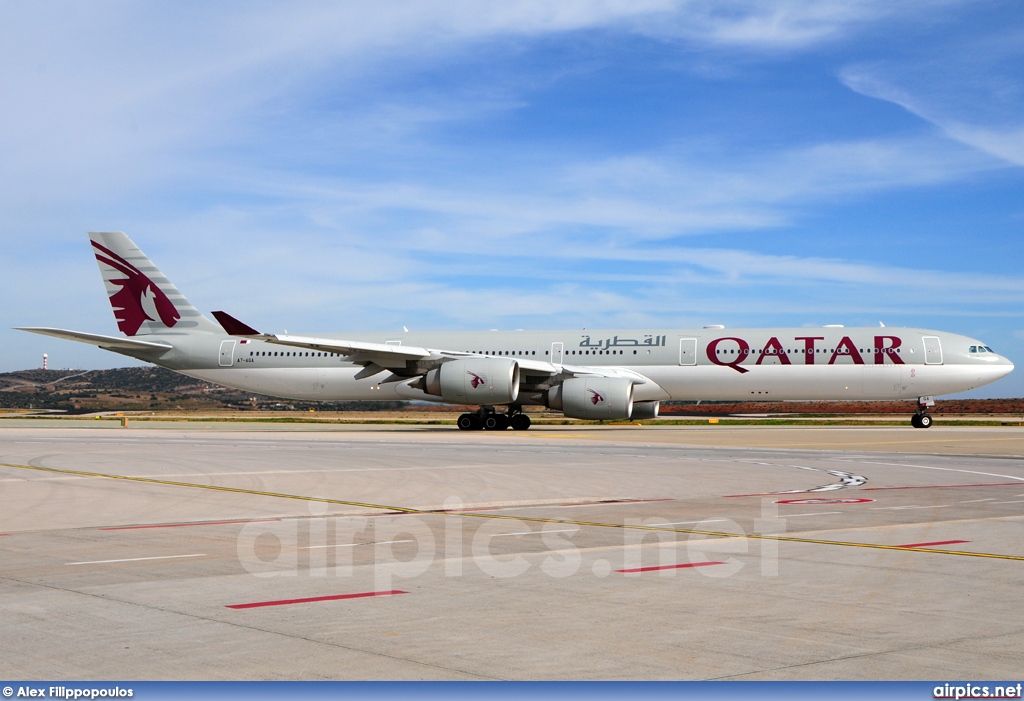 A7-AGA, Airbus A340-600, Qatar Airways