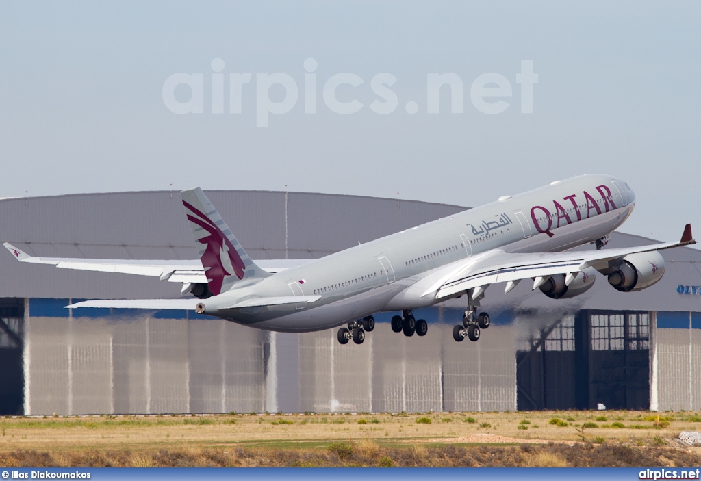 A7-AGA, Airbus A340-600, Qatar Airways