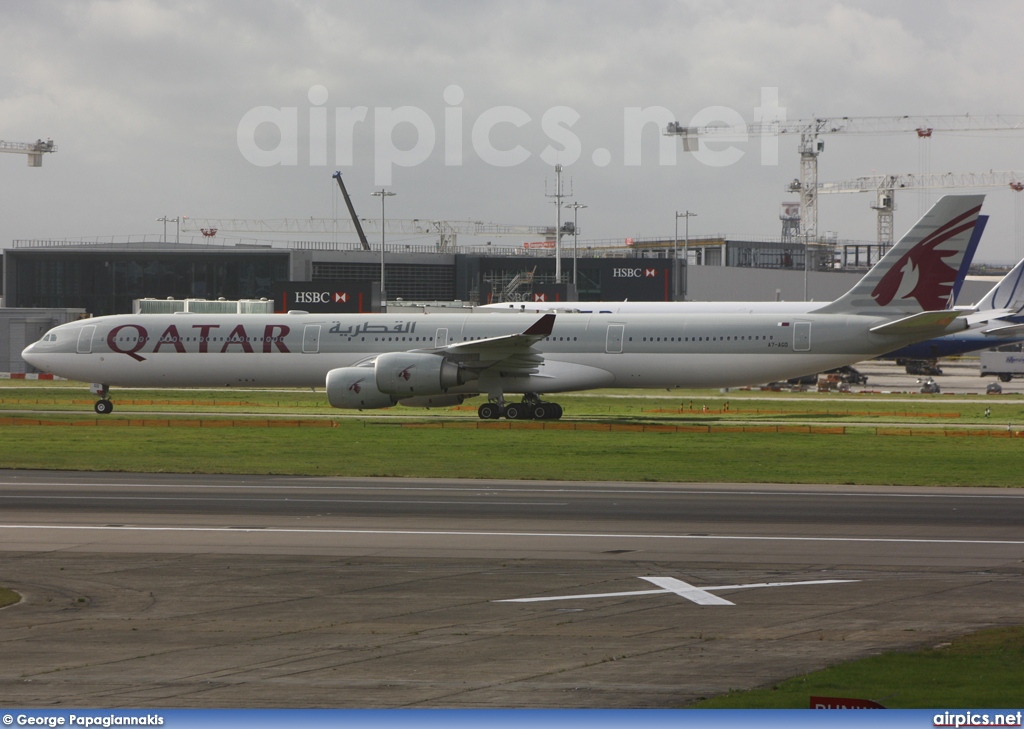 A7-AGD, Airbus A340-600, Qatar Airways