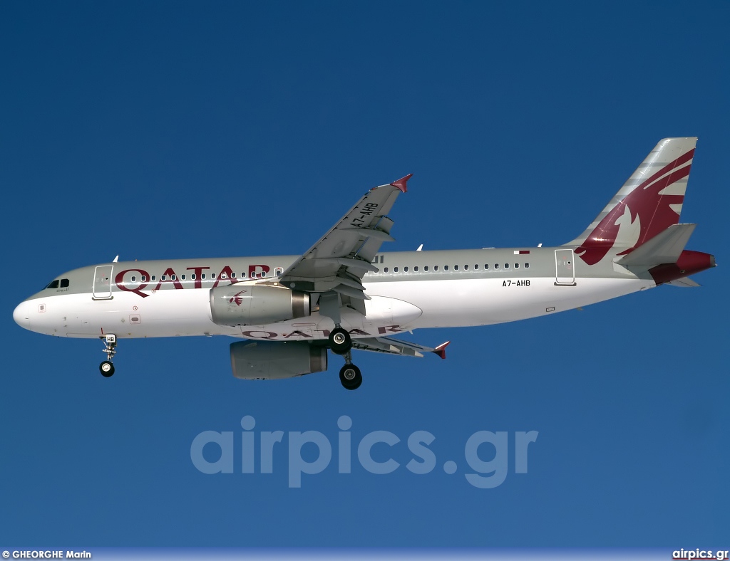 A7-AHB, Airbus A320-200, Qatar Airways