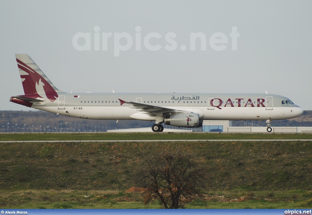 A7-AIA, Airbus A321-200, Qatar Airways