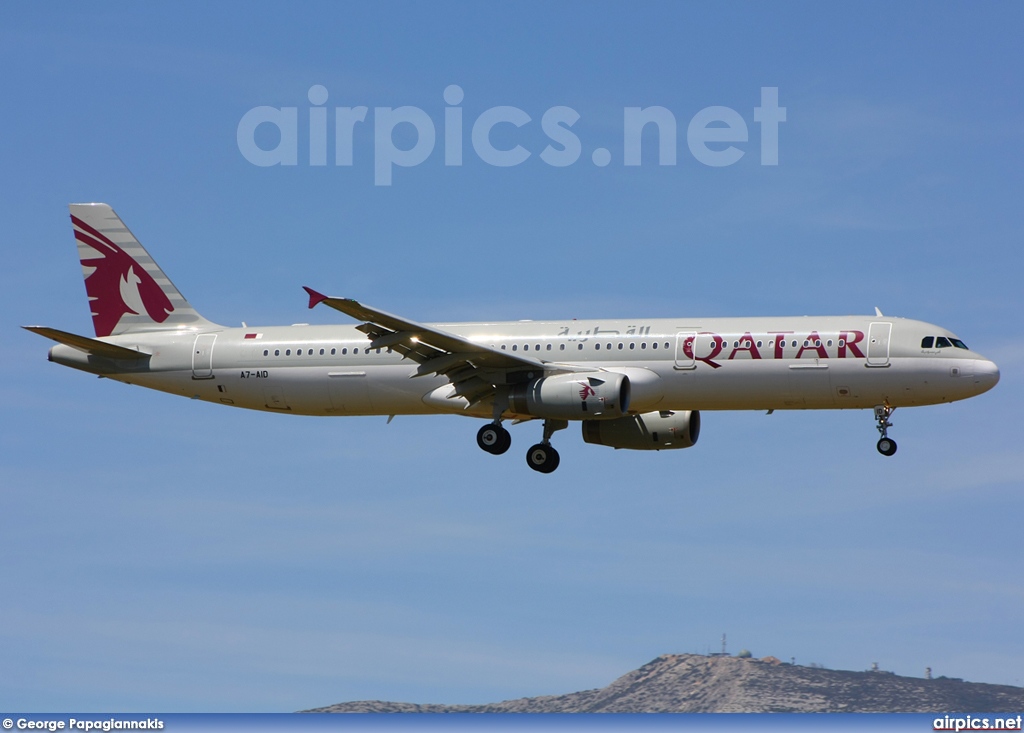 A7-AID, Airbus A321-200, Qatar Airways