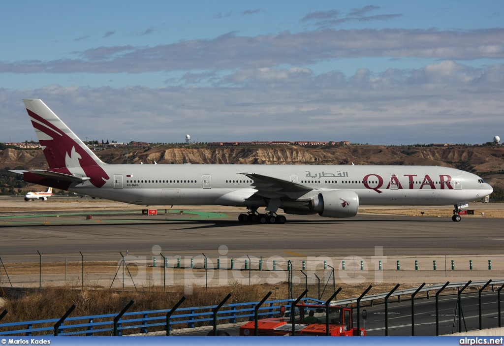 A7-BAB, Boeing 777-300ER, Qatar Airways