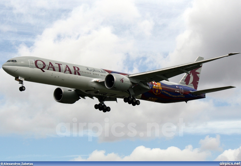 A7-BAE, Boeing 777-300ER, Qatar Airways