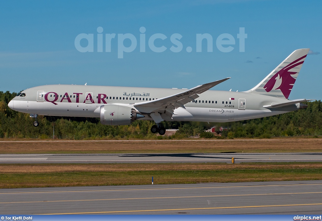 A7-BCB, Boeing 787-8 Dreamliner, Qatar Airways