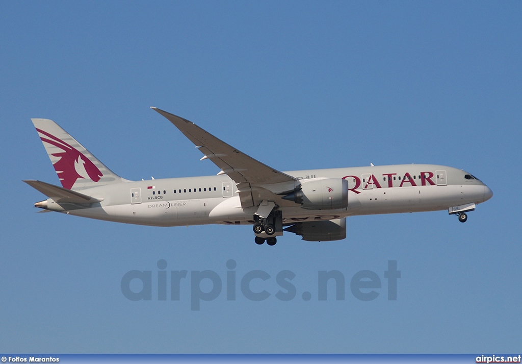 A7-BCB, Boeing 787-8 Dreamliner, Qatar Airways