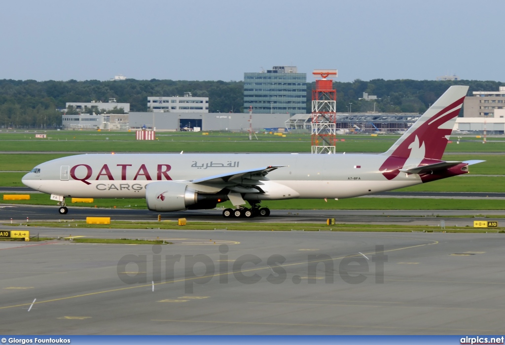 A7-BFA, Boeing 777F, Qatar Airways