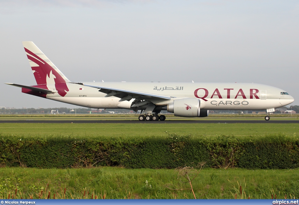 A7-BFA, Boeing 777F, Qatar Airways