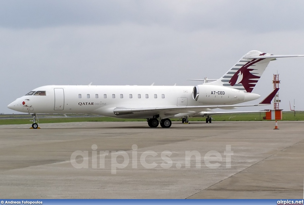 A7-CED, Bombardier Global 5000, Qatar Executive