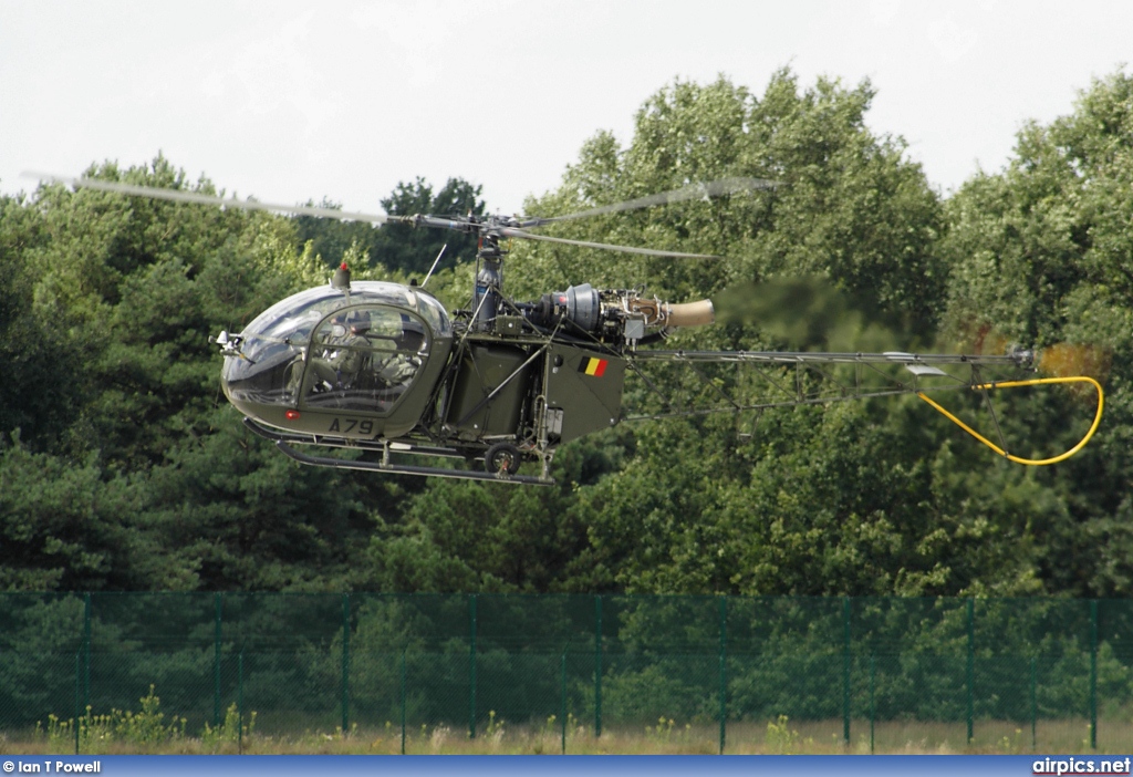 A79, Sud Aviation SA-318C Alouette II, Belgian Air Force