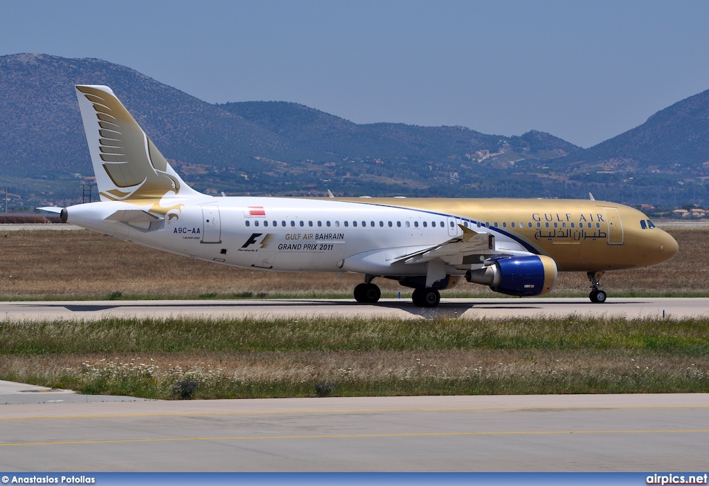 A9C-AA, Airbus A320-200, Gulf Air