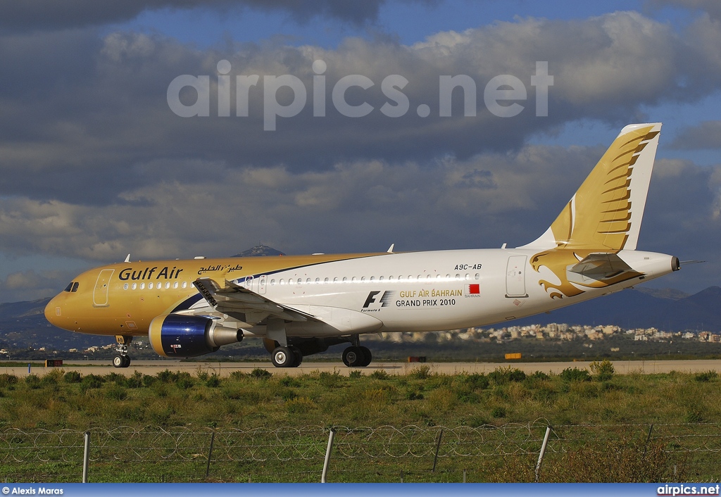 A9C-AB, Airbus A320-200, Gulf Air