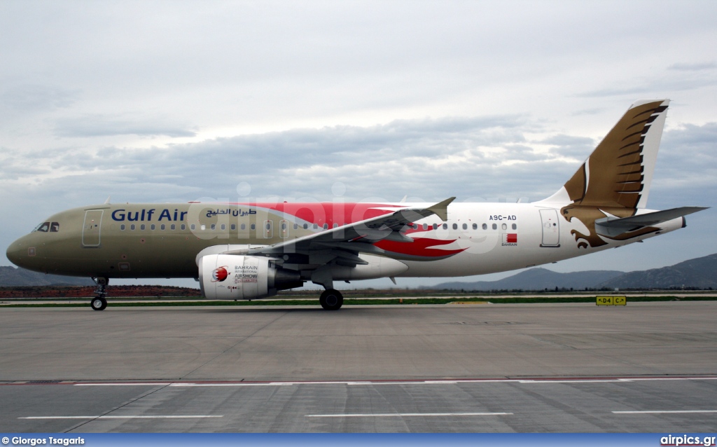 A9C-AD, Airbus A320-200, Gulf Air