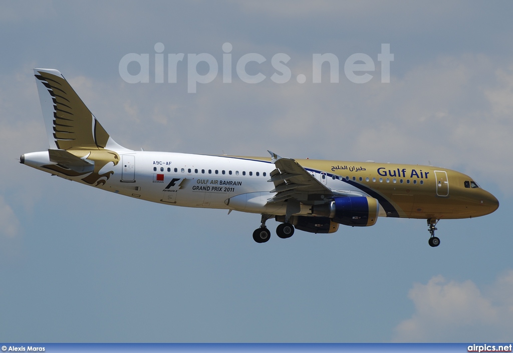 A9C-AF, Airbus A320-200, Gulf Air