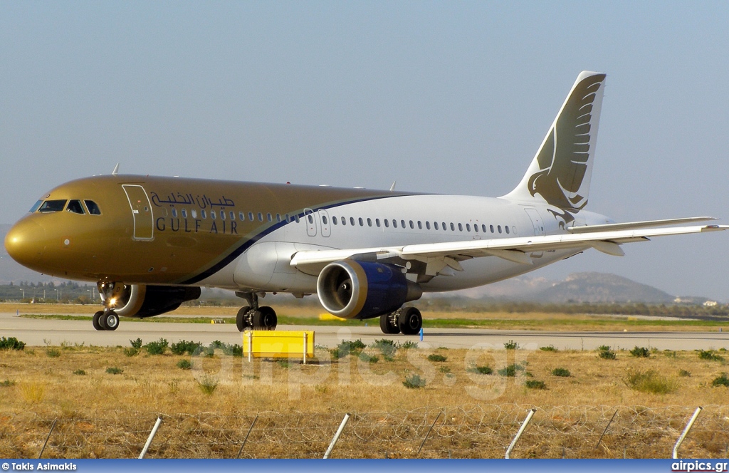 A9C-ED, Airbus A320-200, Gulf Air