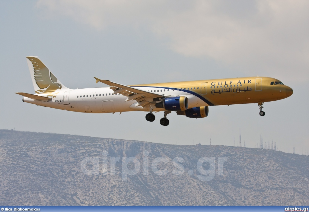 A9C-ES, Airbus A321-200, Gulf Air