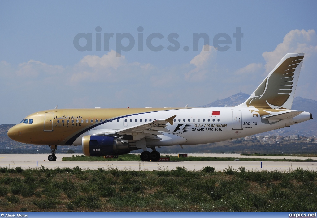 A9C-EU, Airbus A319-100, Gulf Air