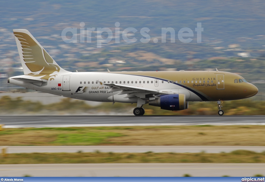 A9C-EU, Airbus A319-100, Gulf Air