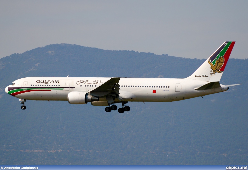 A9C-GK, Boeing 767-300ER, Gulf Air