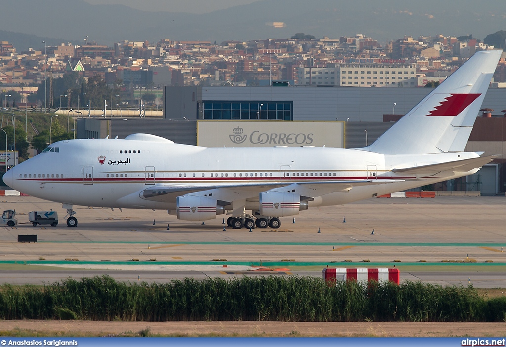 A9C-HAK, Boeing 747-SP, Bahrain Royal Flight