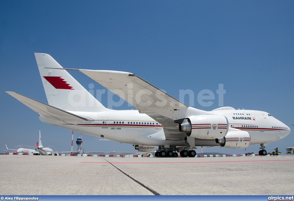 A9C-HAK, Boeing 747-SP, Bahrain Royal Flight